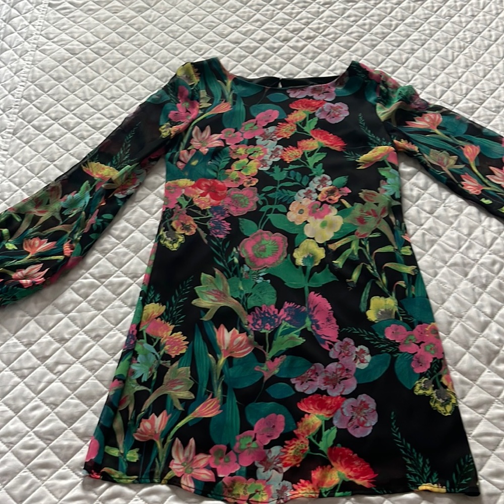 Vibrant floral dress
